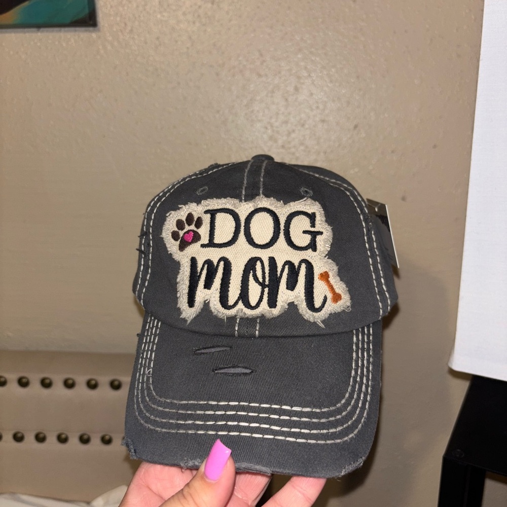 Dog Mom Black Cap